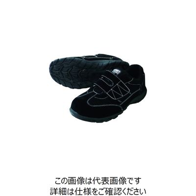 喜多 セーフティスニーカー ブラック 27.0 MK7650-BK-27.0 1足 216-9604（直送品）