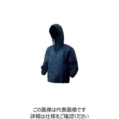 喜多 セミキルトヤッケ フード付 ネイビー M NO3200-NV-M 1着 236-0373（直送品）