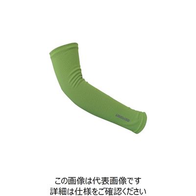 喜多 冷感アームカバー(ストレッチタイプ) SHAKE&COOL仕様 ライムグリーン フリー NO9660-LIMGRN-FREE 1組（直送品）