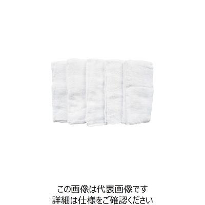 喜多 ロングタオル5枚組 No9930 ホワイト 約100×34cm NO9930-WH 1組 235-4023（直送品）