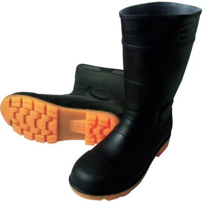 喜多 安全PVC長靴 KR7450 ブラック 24.5 KR7450-BK-24.5 1足 236-0453（直送品）