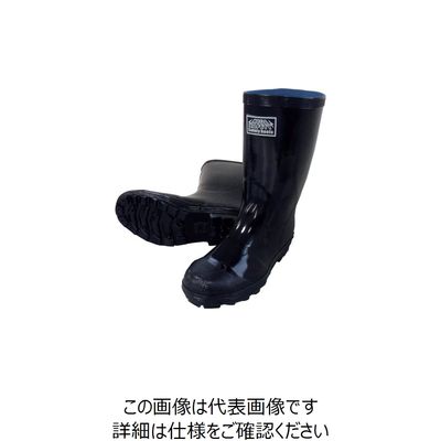 喜多 安全ゴム長靴 KR9010 ブラック 28.0 KR9010-BK-28.0 1足 235-4080（直送品）