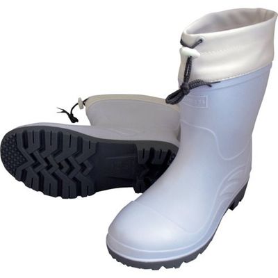 喜多 安全ショート耐油長(カバー付) KR7440 ホワイト LL(26.5~27.0) KR7440-WH-LL 1足 236-0398（直送品）