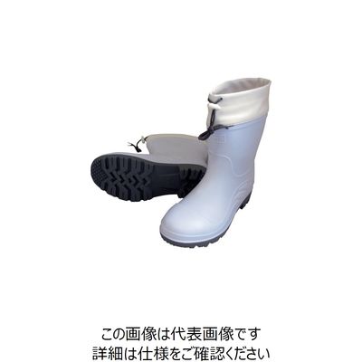 喜多 安全ショート耐油長(カバー付) ホワイト M(24.5~25.0) KR7440-WH-M 1足 235-7234（直送品）