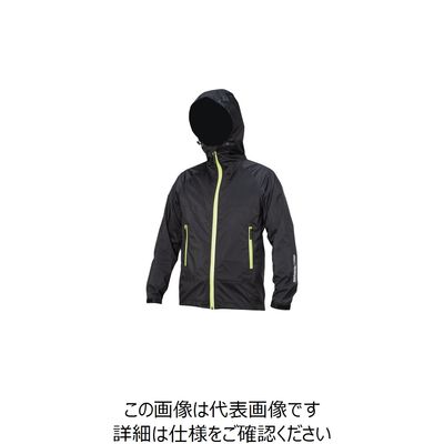 喜多 感動ストレッチ レインジャケット オールストレッチ透湿合羽 No2830 グラファイトブラック M NO2830-BK-M 1着（直送品）