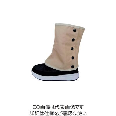 喜多 脚絆(帆布) ボタンタイプ No9500 生成 L NO9500-KINARI-L 1足(1組) 235-5703（直送品）