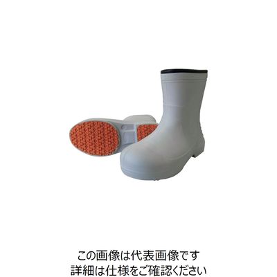 喜多 柔らかいEVAラバー安全ショートブーツ KR7050 グレー LL(26.5~27.0) KR7050-GRY-LL 1足（直送品）