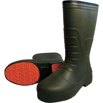 喜多 柔らかいEVAラバー安全長靴 KR7030 グリーン L(25.5~26.0) KR7030-GRE-L 1足 235-2353（直送品）