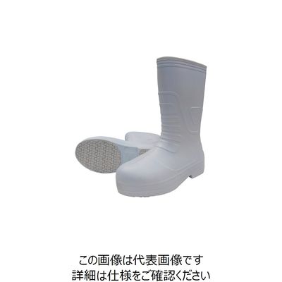 喜多 柔らかいEVAラバー安全長靴 KR7030 ホワイト LL(26.5~27.0) KR7030-WH-LL 1足 235-4052（直送品）