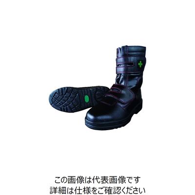 喜多 耐油底ウレタンワークブーツ ブラック 26.0 MK7870-BK-26.0 1足 217-2835（直送品）