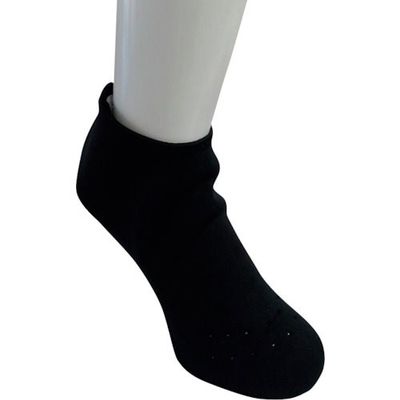 喜多 防寒 ショート インナーソックス 滑り止め付 ブラック L(25.5~26.5) NO9850-BLK-L 1足 236-2009（直送品）