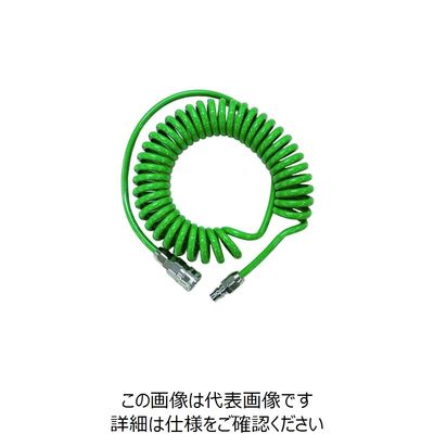 近畿製作所 近畿 スクリューエアーホース カプラ付 KS-7C 1本 176-1336（直送品）