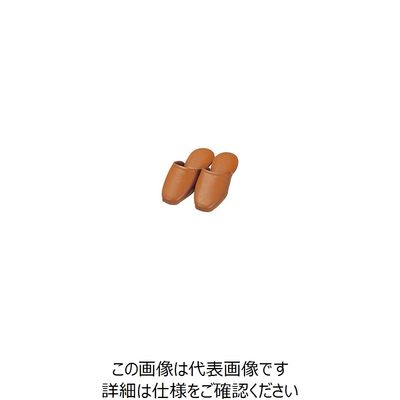 ニッポンスリッパ 抗菌ベストHスリッパ 10足 ブラウン 34858-3BR 1セット(10足) 63-1667-19　ナースサンダル（直送品）