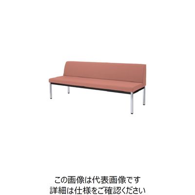 ミズノ スリムタイプロビーチェア背付 ローズ MBC-S18NE-V-RO 1台 101-0906（直送品）