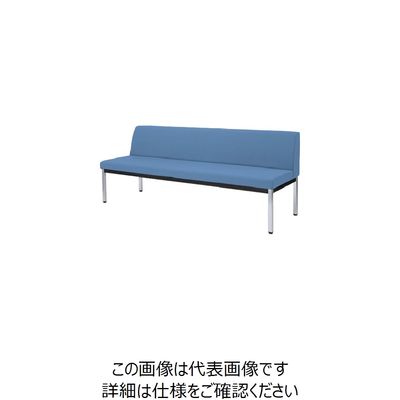 ミズノ スリムタイプロビーチェア背付 ライトブルー MBC-S18NE-V-LBL 1台 101-0932（直送品）