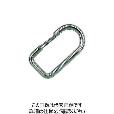 水本機械製作所 水本 ステンレス O型フック(ベルト用) 線径6mm長52mm MO-6V 1個 167-6915（直送品）