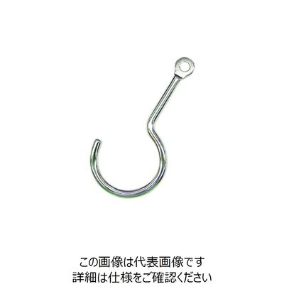 水本機械製作所 水本 ステンレス Sフック（フックタイプ） 線径6mm長さ107mm SAQ-6 1個 201-0471（直送品）