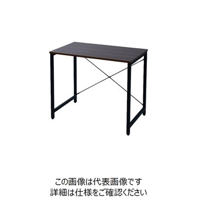 山善 シンプルデスク 幅80奥行50タイプ_39780 MCP-8050R(CCB/BK) 1台 138-9984（直送品）