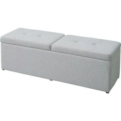 山善 収納ボックス ベンチタイプ ベージュ_XX610 FBS-120(BE)F 1台 205-1819（直送品）