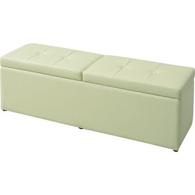 山善 収納ボックス ベンチタイプ 合皮アイボリー_XX616 FBS-120(IV)P 1台 205-1848（直送品）
