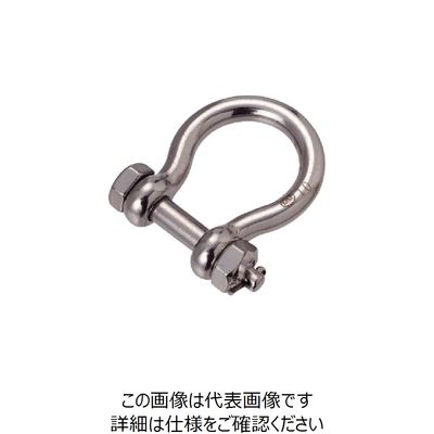 水本機械製作所 水本 ステンレス オタフクボルト止めシャックル OBS-8 1個 849-2084（直送品）