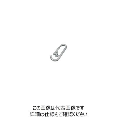 水本機械製作所 水本 ステンレス スナップフックD型 オープンタイプ 長さ88mm D-8 1個 849-1264（直送品）