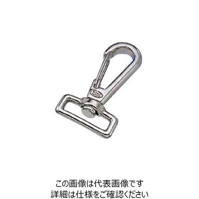 水本機械製作所 水本 ステンレス スイベルベルトフック 長さ63mm V-1 1個 849-3112（直送品）
