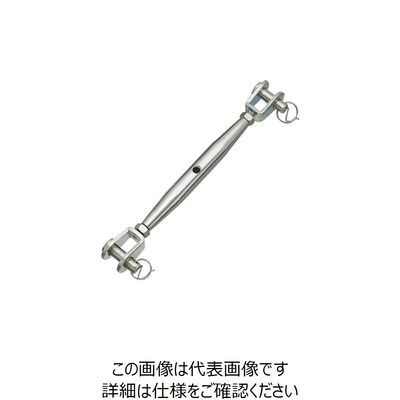 水本機械製作所 水本 ステンレス パイプターンバックルJ＆J 捻子径M5 TBP-5JM 1個 113-4537（直送品）