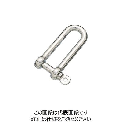 水本機械製作所 水本 ステンレス ロングネジシャックル 長さ48mm内幅12mm SPL-6 1個 849-2802（直送品）