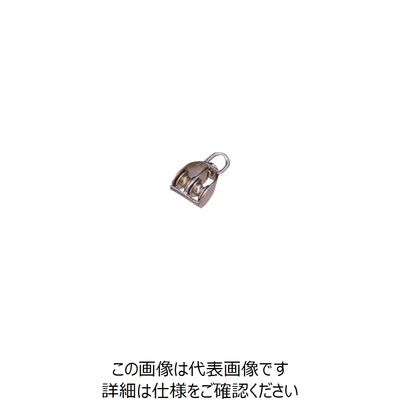 水本機械製作所 水本 ステンレス 豆ブロック2車 参考使用荷重70kgf MB-25W 1個 849-1893（直送品）