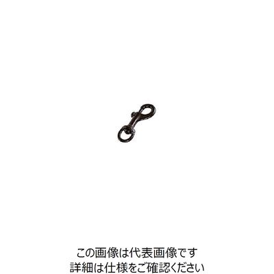 水本機械製作所 水本 ナスカン カラーブラック 全長76mm RN-1BK 1個 849-2381（直送品）