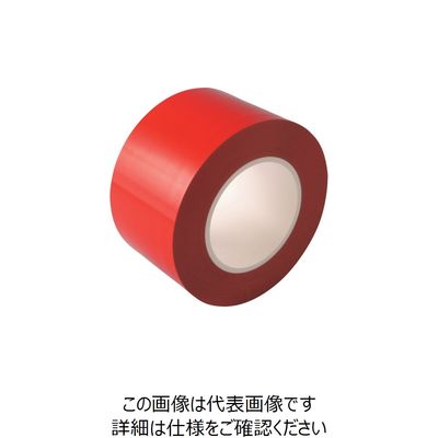 日東電工 日東エルマテ ラインテープEーCR(BC) 0.16mm×75mm×50m 赤 E-CR75R 1セット(12巻)（直送品）