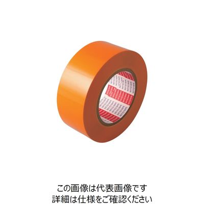 日東電工 日東エルマテ ラインテープEーOC(BC) 0.16mm×50mm×50m 黄赤 E-OC50OR 1セット(18巻)（直送品）