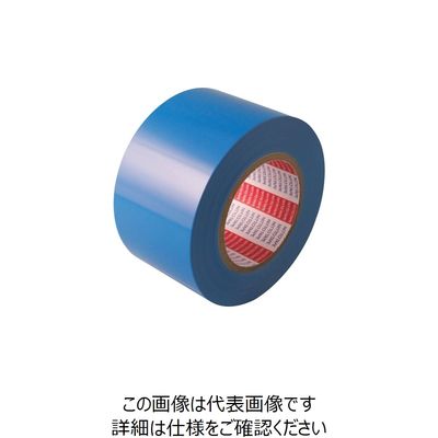 日東電工 日東エルマテ ラインテープEーOC(BC) 0.16mm×75mm×50m 青 E-OC75B 1セット(12巻)（直送品）