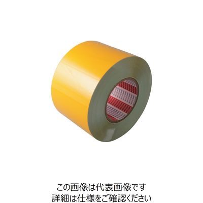日東電工 日東エルマテ ラインテープEーP(BC) 0.21mm×100mm×50m 黄 EP-100Y 1セット(9巻) 220-6706（直送品）