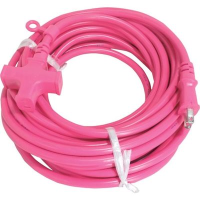 フジマック fmc 延長コード 20M ピンク CE-1520 1本 851-3774（直送品）