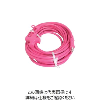 フジマック fmc 延長コード5M ピンク CE1505 1本 851-3770（直送品）