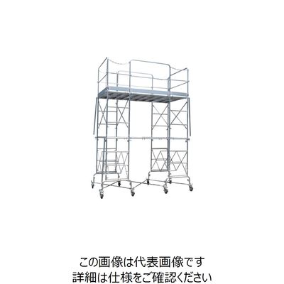 藤本工業 富士 フジステージF12ー19R2.68ヘイベイ2段セット F12-19R-D 1セット 851-5176（直送品）