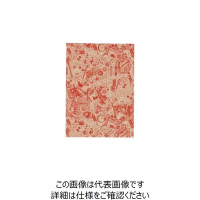大黒工業 大黒 平袋(大)未晒コットン KHー4005コラージュ 902941 1組(100枚) 235-7080（直送品）