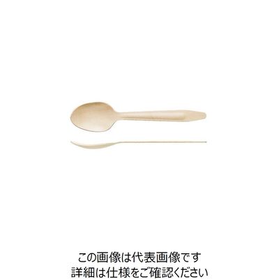 大黒工業 大黒 木製スプーン #165 単袋 377281 1袋(500本) 237-4411（直送品）