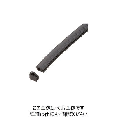 スガツネ工業 SUGATSUNE (210200358)209ー0801エッジ用ゴムパッキン 209-0801 1m 131-4002（直送品）