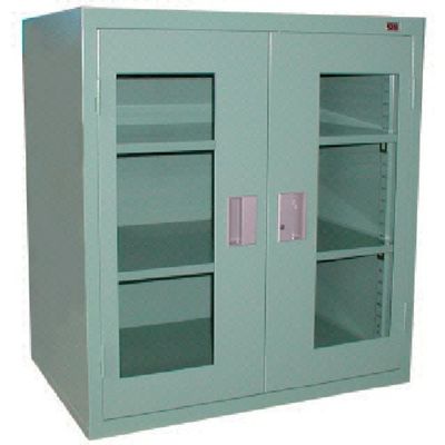 大阪製罐 OS ロッカーSアクリル扉付 最大積載量300kg 棚板2枚(若草色) 800SA 1個 134-3626（直送品）