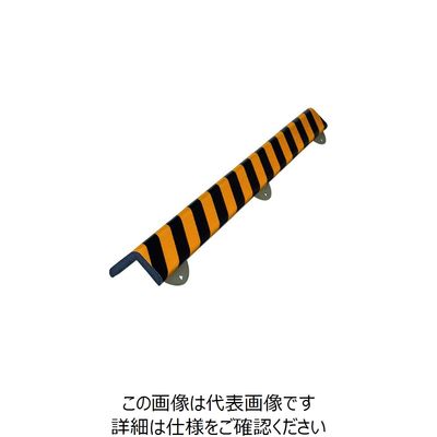 岩田製作所 IWATA バンパープロ コーナータイプ BP43 1m 反射 黄/黒 BP43-L1 1本 221-4575（直送品）