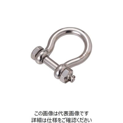 水本機械製作所 水本 ステンレス オタフクボルト止めシャックル 呼び10mm A-2236 1個 201-3499（直送品）