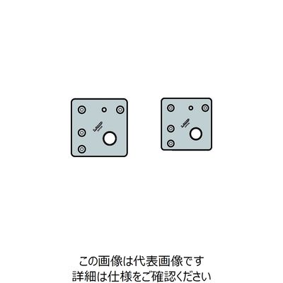 SUGATSUNE (200041683)脚端ベースアルミフレーム取付用セットASーAJーM16ー10 AS-AJ-M16-10 1セット（直送品）