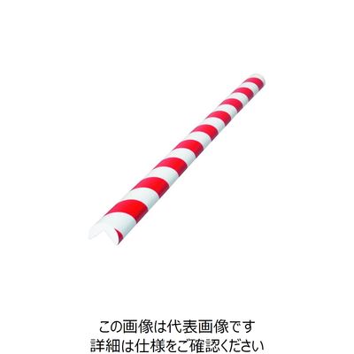 岩田製作所 IWATA バンパープロ コーナータイプ BP1 1m 赤/白 BP1R-L1 1本 221-7731（直送品）