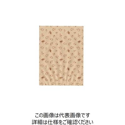 大黒工業 大黒 平袋(中)未晒コットン KHー4010 フルーツ 902958 1組(100枚) 236-8192（直送品）