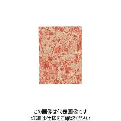 大黒工業 大黒 平袋(中)未晒コットン KHー4005コラージュ 902953 1組(100枚) 235-7087（直送品）