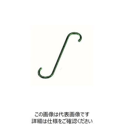 水本機械製作所 水本 ファンシーSフックストレート（グリーン） 全長500mm ALS-500GR 1個 849-0629（直送品）