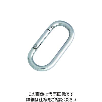 水本機械製作所 水本 ステンレス プチカラビナ(スタンダード型) 線径5mm 長さ58mm B-152 1個 849-0818（直送品）